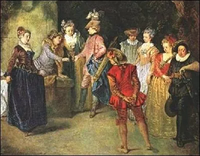 Qui a peint  Les ftes galantes  ?