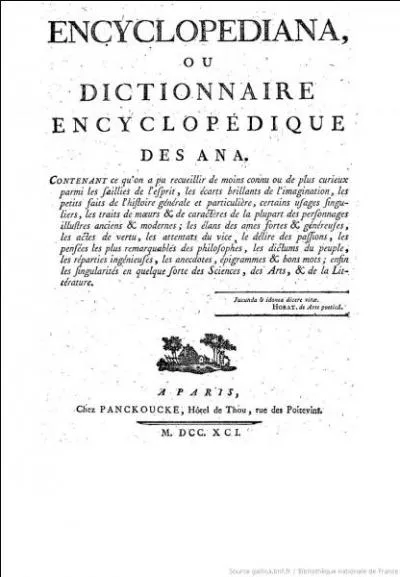 Je suis un recueil de bons mots, de perles et d'anecdotes...