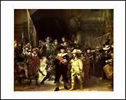 Au Rijksmuseum, une salle est rserve  un joyau de l'art hollandais, La Ronde de Nuit. Qui a peint ce tableau ?