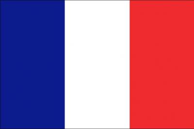 Donnez-moi le nom en anglais du pays reprsent par ce pavillon tricolore dont la premire et la dernire bande sont les couleurs de Paris ?