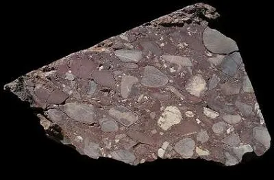 Comment s'appelle cette roche, conglomrat dtritique compose de galets aux formes arrondies ?