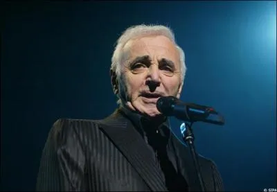 O Charles Aznavour se voyait-il dj ?