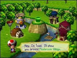 Dans le Village Champignon, quel est le lieu o l'on peut se procurer des objets pour la partie ainsi que dbloquer un monde (celui de Bowser)  l'aide de 1000 pices ?