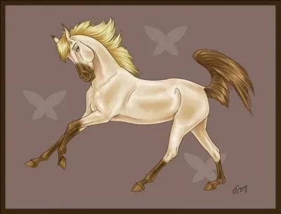 Par contre, une robe alezane est de couleur :