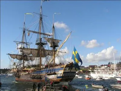 Le plus beau de tous est pour moi le Götheborg : une réplique d'un navire ayant coulé au large de Göteborg en 1745. Où se trouve ce port ?