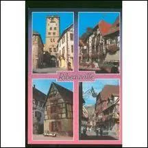 Je vous emmne en Alsace,  Ribeauvill ( Haut-Rhin ) o la ville est chef-lieu ...