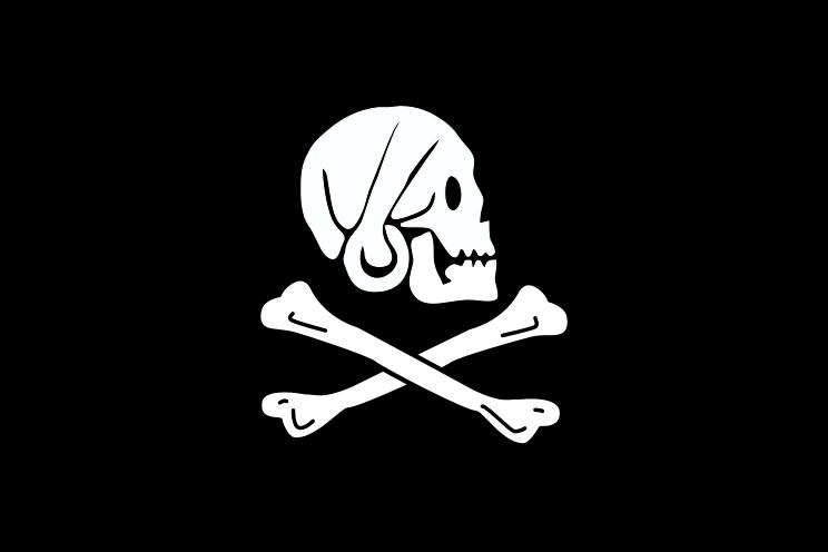 Le crâne et les tibias croisés représentent la mort, ce sont des symboles récurrents sur les pavillons pirates. En voici un nouvel exemple appartenant à...