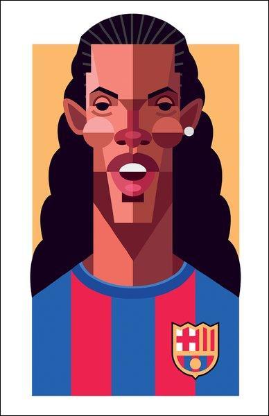 Sur cette image, o joue Ronaldinho ?