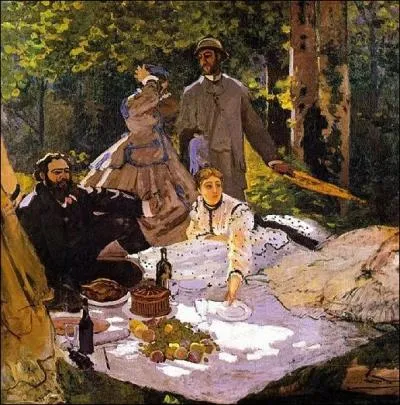 Il existe en peinture plusieurs variations du  Djeuner sur l'herbe . Qui a ralis cette version en 1865 ?