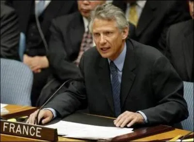 Quelle est la date de son discours qu'il prononce  l'ONU (Organisation des Nations Unies) contre la guerre en Irak voulue par les Etats-Unis et la Grande-Bretagne ?