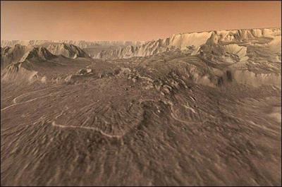 C'est la Planète rouge, Mars, à cause de son sol comme "rouillé". Grâce aux programmes de sondes exploratrices envoyées sur Mars, on sait que la Planète peut résoudre la grande question "Sommes-nous seuls dans l'Univers", car elle fut... ?