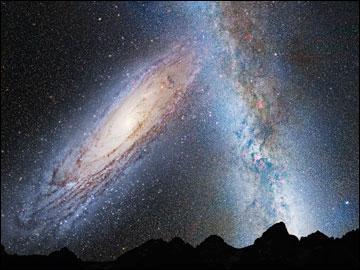 L'espace est en mouvement et les astres qui y évoluent également. De fait, il a été déterminé que dans environ 4 milliards d'année, notre galaxie... ?