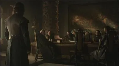 L'intendant du roi informe Eddard que sa prsence est requise  une sance du Conseil restreint. Qui est absent de cette runion ?