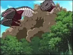 Qui a russi  repousser le mga serpent de la mort aux yeux noirs  3 ttes dans  Naruto Young  ?