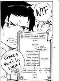 Quels sont les 3 plus hauts grades ?