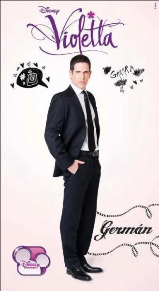 Comment s'appelle cet acteur qui joue German Castillo dans Violetta ?