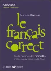 Quelle est la forme correcte ?