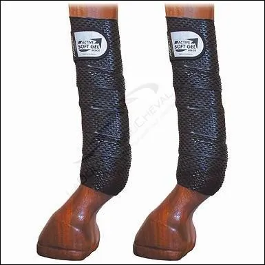 Quelle(s) partie(s) du cheval les gutres fermes et les bandes de polo protgent-elles ? (voir image)