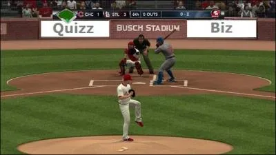 C'est un clbre sport amricain, le baseball. C'est un jeu qui s'appelle...