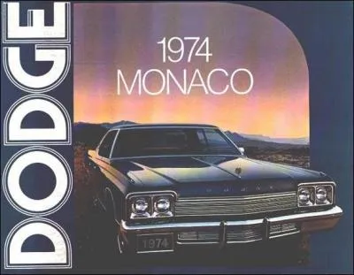 Dans quelle s�rie ou film, cette Dodge Monaco a-t-elle �t� utilis�e ?