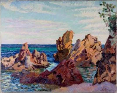 Qui a peint Les rochers de l'le de Besse ?