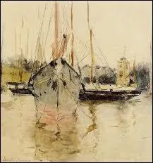 Qui a peint Entre dans le port de l'le de Wight ?