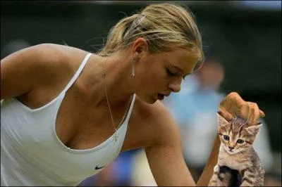 Quelle est la marque du t-shirt de cette tenniswoman ?