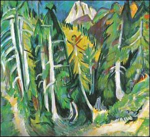 Qui a peint Chemin troit dans la fort ?