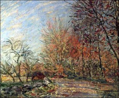 Qui a peint La fort prs de Fontainebleau ?