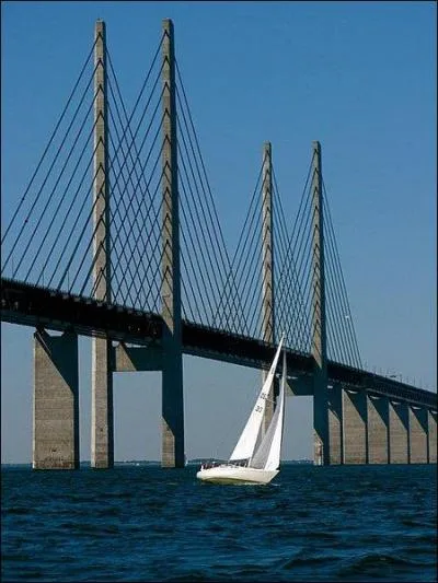 Quels pays sont relis par le pont d'Oresund ?