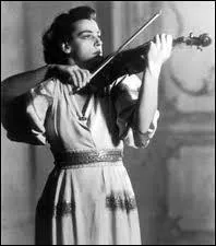 Cette violoniste franaise (1919-1949, obtient la premire place au Concours international de violon Henryk Wieniawski  Varsovie et trouve la mort dans un accident d'avion, sur le mme vol que Marcel Cerdan. Qui est-ce ?
