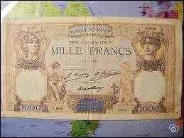 Le mfait rapporte  la bande, un maigre butin et quelques titres.  combien s'lve  le magot  (en anciens francs) ?