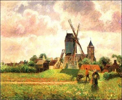 Qui a peint  Le moulin  vent de Knokke ?