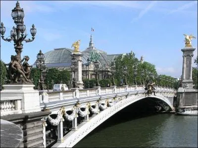 Quel fleuve passe sous le pont Alexandre-III ?