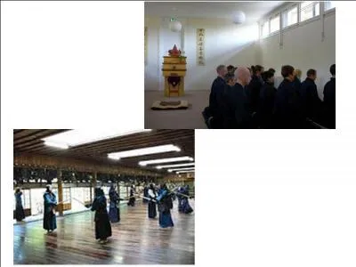 Quel est le nom du lieu consacr  l'enseignement des arts martiaux ou  la mditation bouddhiste ?