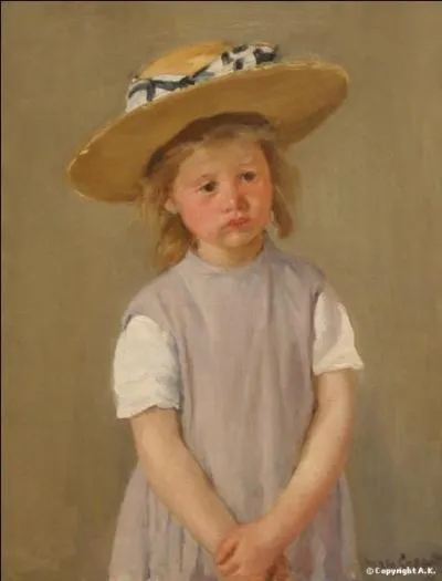 Qui a peint Enfant au chapeau de paille ?