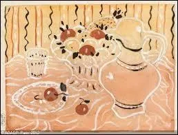Qui a peint Nature morte  la carafe et au panier de fruits ?
