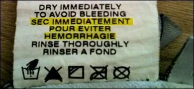 Schez immdiatement ce pantalon, sinon...