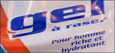 Ce gel  raser est uniquement disponible pour...