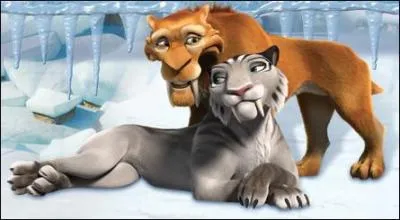 Comment s'appelle ce couple de tigres form dans  L'ge de glace 4  ?