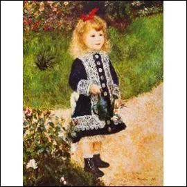 Qui a peint La petite fille  l'arrosoir ?