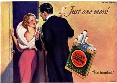 Dans le premier pisode, qui trouve le slogan  It's toasted  pour Lucky Strike ?