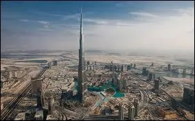 O se situe la tour Burj Khalifa ? C'est  ce jour la plus haute structure du monde avec ses 828 mtres.
