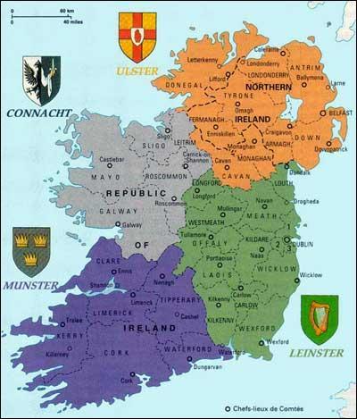 Comment nomme-t-on l'Irlande ?