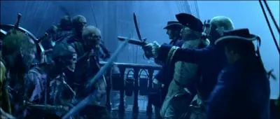 Quelle bataille navale, qui s'est droul dans  Pirates des Carabes : la maldiction du Black Pearl , le commodore James Norrington a-t-il remport ?