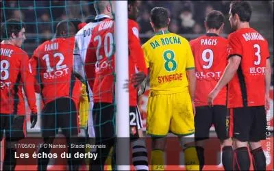 Sur 32 matches joués contre Rennes à Nantes, les statistiques du FC Nantes sont ...