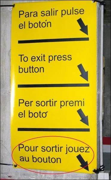 Pour sortir, tout le monde (sauf les francophones) n'a qu'...