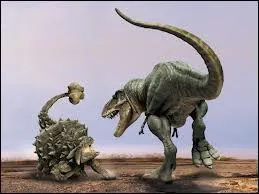 Je suis le Tarchia. En chinois, mon nom signifie  cerveau  c'est dire mon intelligence ! Je suis un paisible herbivore, et pourtant j'ai une arme terrible. Laquelle ?