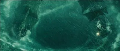 Comment s'appelle le tourbillon, formé par la colère de Calypso, sur lequel s'affrontent le "Black Pearl" et le "Hollandais Volant" lors de la bataille finale, à la fin du troisième film ?