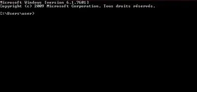 Quelle est la commande pour teindre l'ordinateur sur la console ?